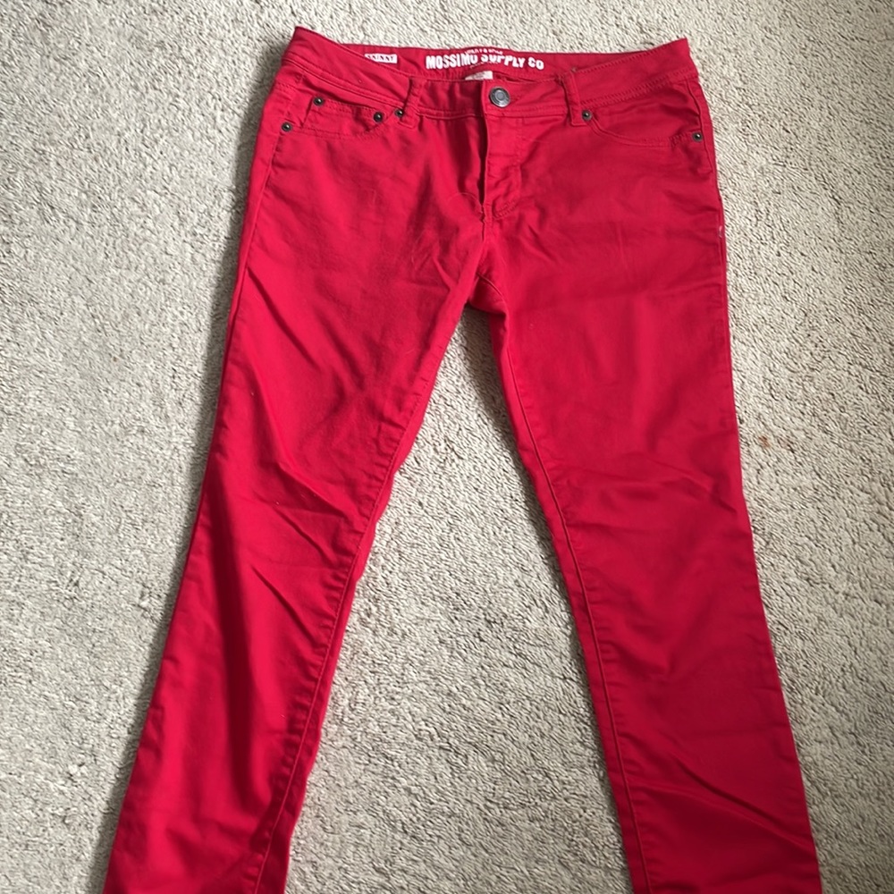 ✨SKINNY MOSSIMO RED STRETCHY JEANS✨